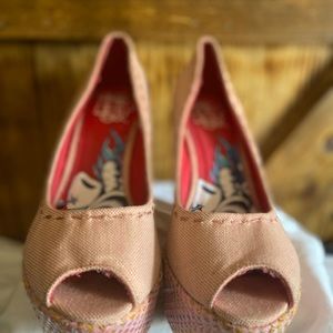 Ed Hardy Wedge shoes